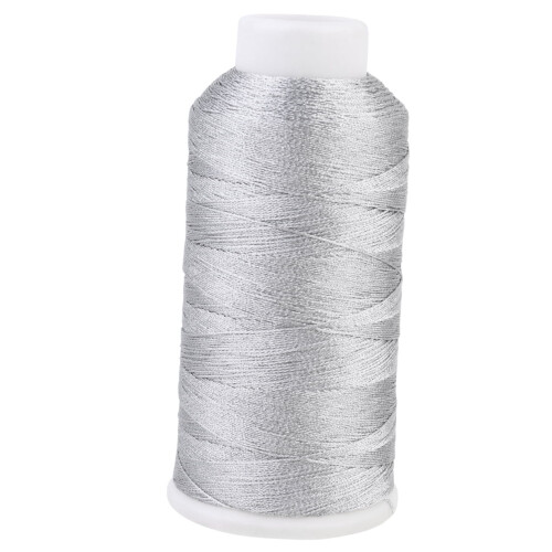 Sytilbehørsspole af nylon sølv til hobbyarbejde 1 stk. 2