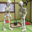 Modello di scheletro di Halloween a figura intera, mini figura 8
