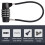 Digital Combination Gate Lock Cabinet Mini Keyless Padlock 3