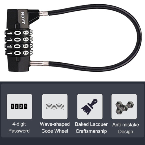 Digital Combination Gate Lock Cabinet Mini Keyless Padlock 2