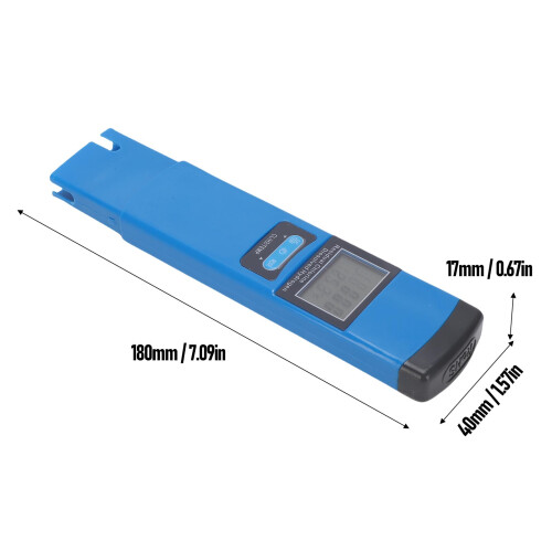 3-in-1-Wassertester 0-1999ppb H2 180x40x17mm Schwarz 1