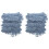 2 Blaue Fransen-Bordüre Strapazierfähigem Polyester Für DIY 1