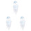 3Pcs Handwoven Dreamcatcher with Crystal Stone for Home Decor 1