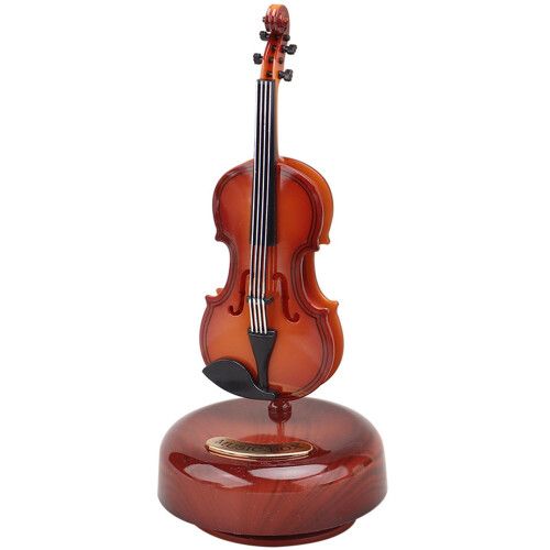 Roterende spilledåse til violin – klassisk melodi, ABS-design 1