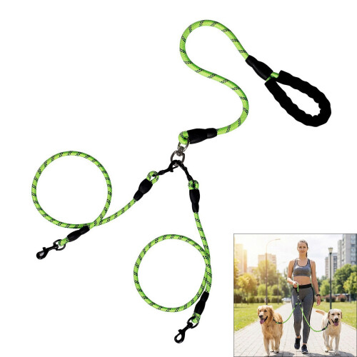 Durability Detachable Dog Leashes with Safety Ergonomic-Red 2