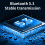 Donemore Bluetooth 5.3 FM Transmitter for Car 4