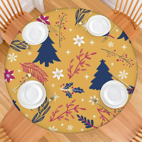 Rund julduk 102 cm med elastisk kant 1