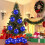Christmas Ball Ornament Shiny Blue 150mm 4
