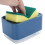 Automatic Dish Soap Dispenser Blue 250ml, 14x9x10cm Press-Type 6