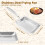 Tamagoyaki Pan Stainless Steel Rectangle Omelette Pan with 2