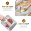 Tamagoyaki Pan Stainless Steel Rectangle Omelette Pan with 6