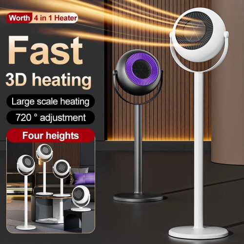 Floor-standing space heater adjustable height portable 2