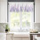 Kitchen Curtains Valances Lavender Floral 1 Panel 54" W x 2