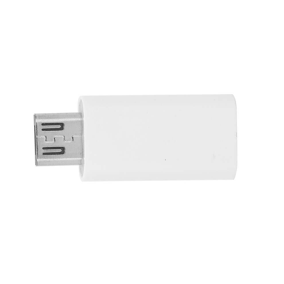 Typec Female To Micro Usb Male Conversion Adapter Quick Charge White 5041391942512