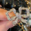 Sterling Silver Curved Butterfly CZ Thumb Ring 3