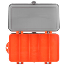 Fishing Lure Organizer Double Sided Plastic Reversible Bait Box Red