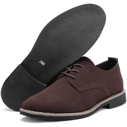 Ανδρικά σουέτ παπούτσια oxfords με κορδόνια και casual δαντέλα 1
