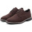 Ανδρικά σουέτ παπούτσια oxfords με κορδόνια και casual δαντέλα 4