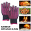 1 ζευγάρι γάντια εξαιρετικά ανθεκτικά στη θερμότητα για μπάρμπεκιου, ψήσιμο στη 4