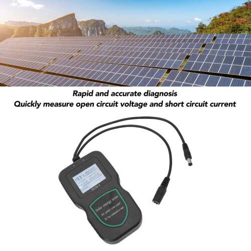 5W-500W Kompakter MPPT-Solarmodultester Schwarz 2