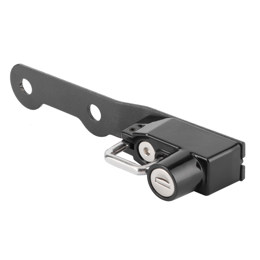 Aluminium Anti Theft Helmet Lock Black 7340572876010