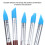 Multi-Functional Dotting Pen Set for Pottery, Clay & Modeling, 5pcs 4