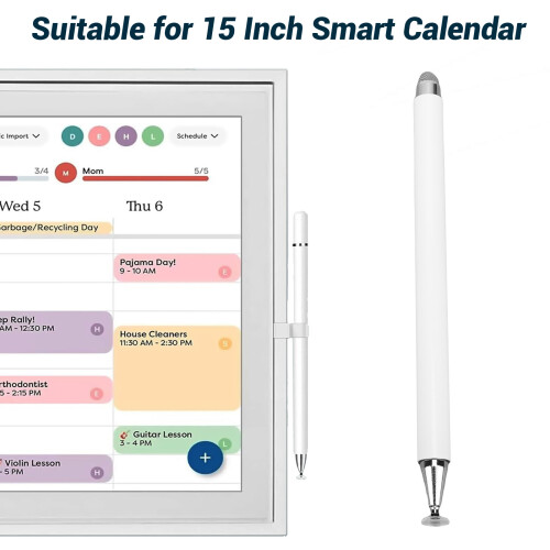 Skylight 15-Zoll Kalender-Stylus-Stift 2 Spitzen Weiß 2