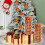 Black Christmas Ornaments Set Shatterproof Balls 24pcs 7