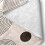 Abstract Boho Throw Blanket Flannel 60x80 Inch Black Beige 3