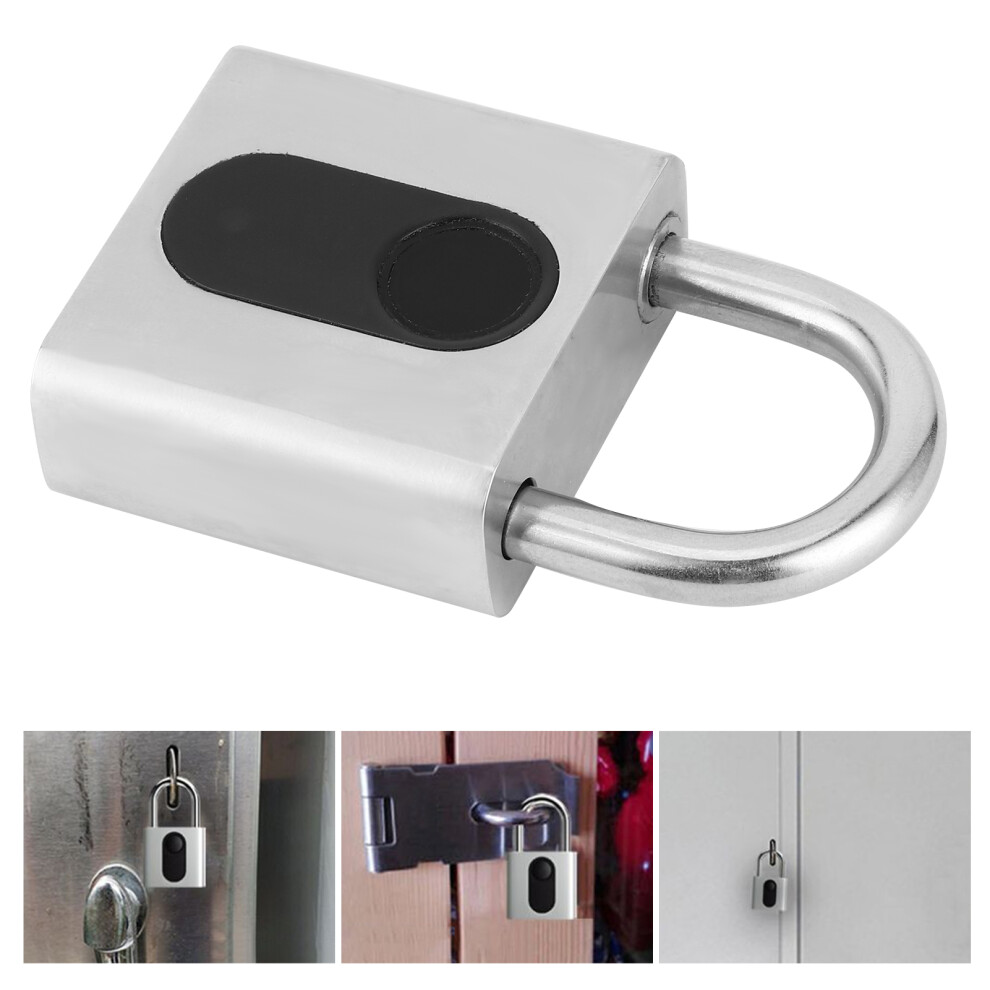 Smart Fingerprint Bluetooth Padlock Waterproof Ip65 For Gym, Dorm & Storage 9491391943921