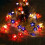 Christmas String Lights Red White Blue 9.84 FT with Remote 5