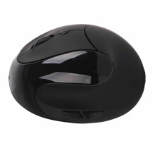 Wireless Optical Vertical Mouse 3rd Gen, 1600DPI, 6 Keys, Black