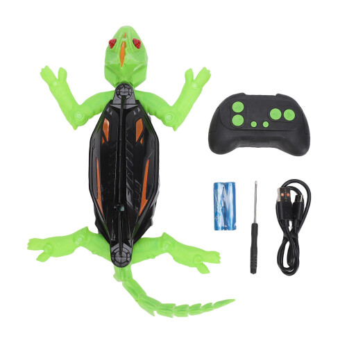 2.4G Wandkriechende Eidechse RC-Roboter Grün 300 mAh 2