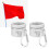 Aluminium Alloy Flagpole Ring 1in Pair 10