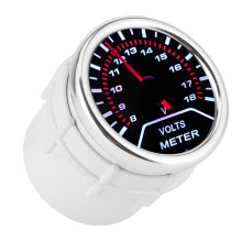 52mm Universal Car Volt Meter Gauge 8-18V with Red Needle