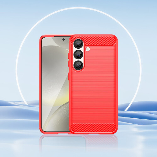 Θήκη Samsung Galaxy S25 με υφή από ανθρακονήματα TPU1 1