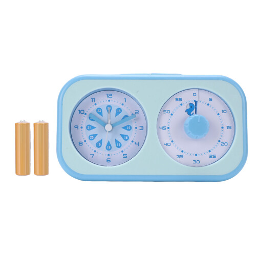 3-in-1 Wal-Design Visueller Timer mit lauter Alarm, ABS, 2x AA-Batterien 1