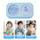 3-in-1 Wal-Design Visueller Timer mit lauter Alarm, ABS, 2x AA-Batterien 3