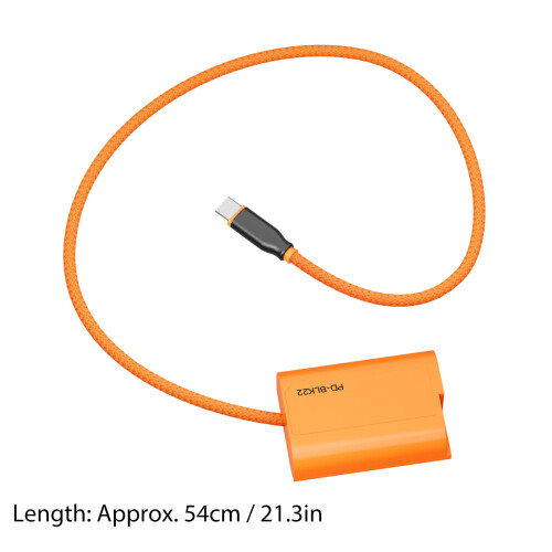 PD-BLK22 USB-C PD 8.4V/3A Schwarz 54 cm Batteriekabel 1