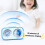 3-in-1 Wal-Design Visueller Timer mit lauter Alarm, ABS, 2x AA-Batterien 5