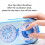 3-in-1 Wal-Design Visueller Timer mit lauter Alarm, ABS, 2x AA-Batterien 11