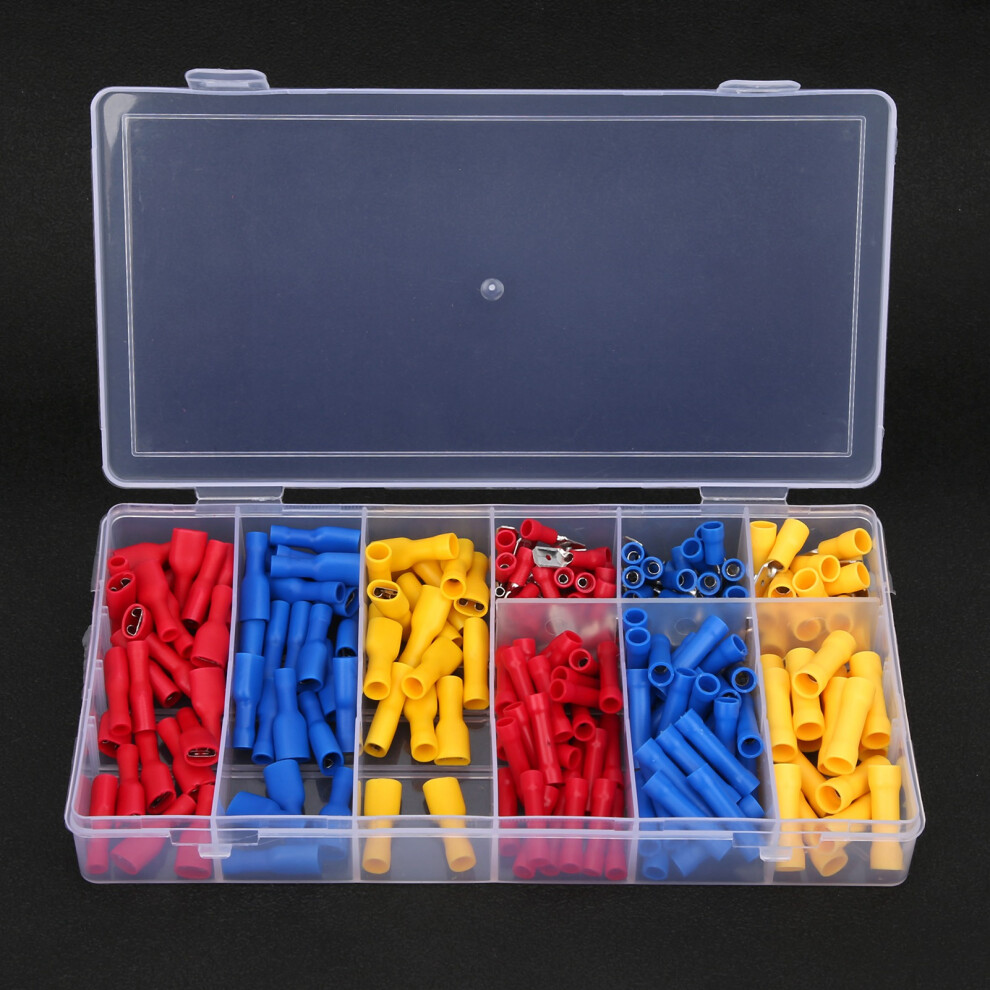 222pcs Insulated Wire Terminal Set
