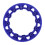 8 Inch Blue ATV Wheel Hub Trim Protector - Scratch Resistant ABS, Universal 2