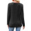 Zhi Γυναικείο Πλεκτό Μπλούζα με V-Neck και 3/4 Μανίκια, Χαλαρή Γραμμή, Μεταβατικής 4