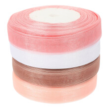 4Rollen Gladde Nylon Voor Geschenkverpakking En DIY Decor