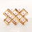 Foldable Wooden Wine Rack 10-Bottle 4