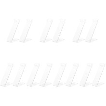 14Pcs Acrylic Shoe Rack for Shopping Center Sneaker Sandal Display