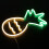 Fruit Shaped LED Neon Wall Sign, 43.5x25cm, USB Powered 9