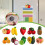 Resin Fruit Fridge Magnets 3D Refrigerator Decor Set 3