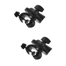 2St Zwarte Metalen Clamp Voor Microfoon En Telefoonstandaard